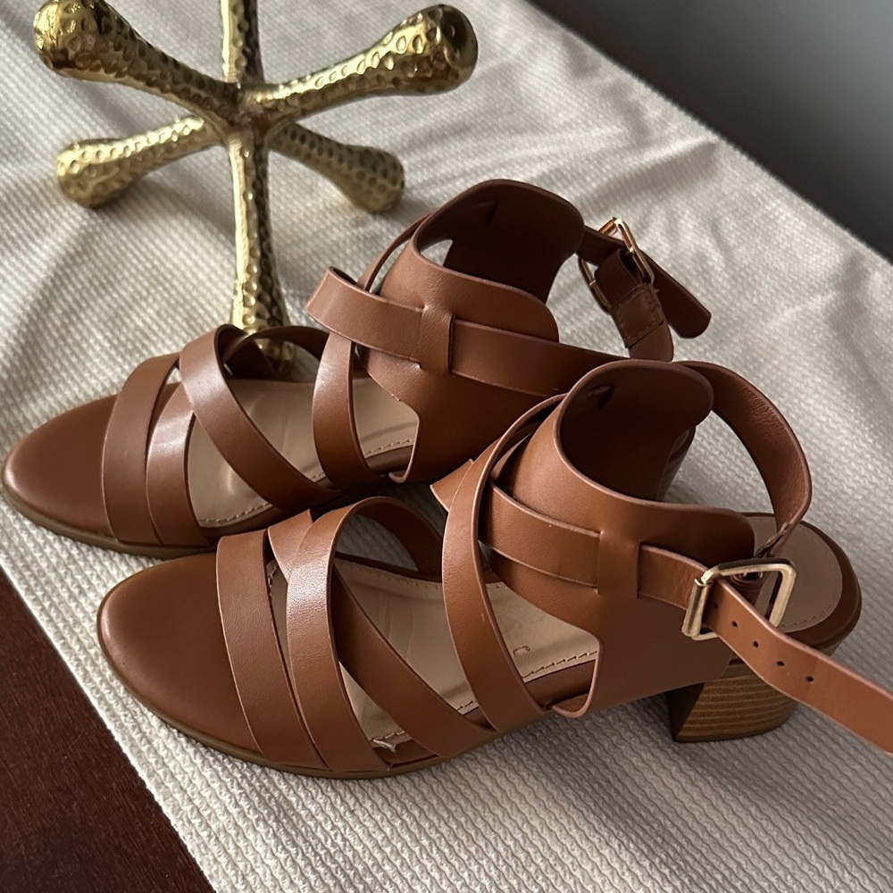 Stylish Brown Strappy Sandals